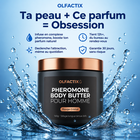 OLFACTIX Rouge Cristal — Pheromone Body Butter Pour Homme