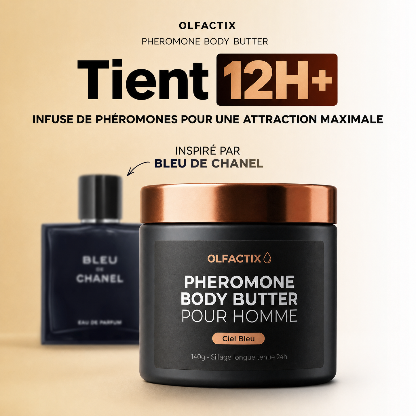 OLFACTIX Ciel Bleu — Pheromone Body Butter Pour Homme