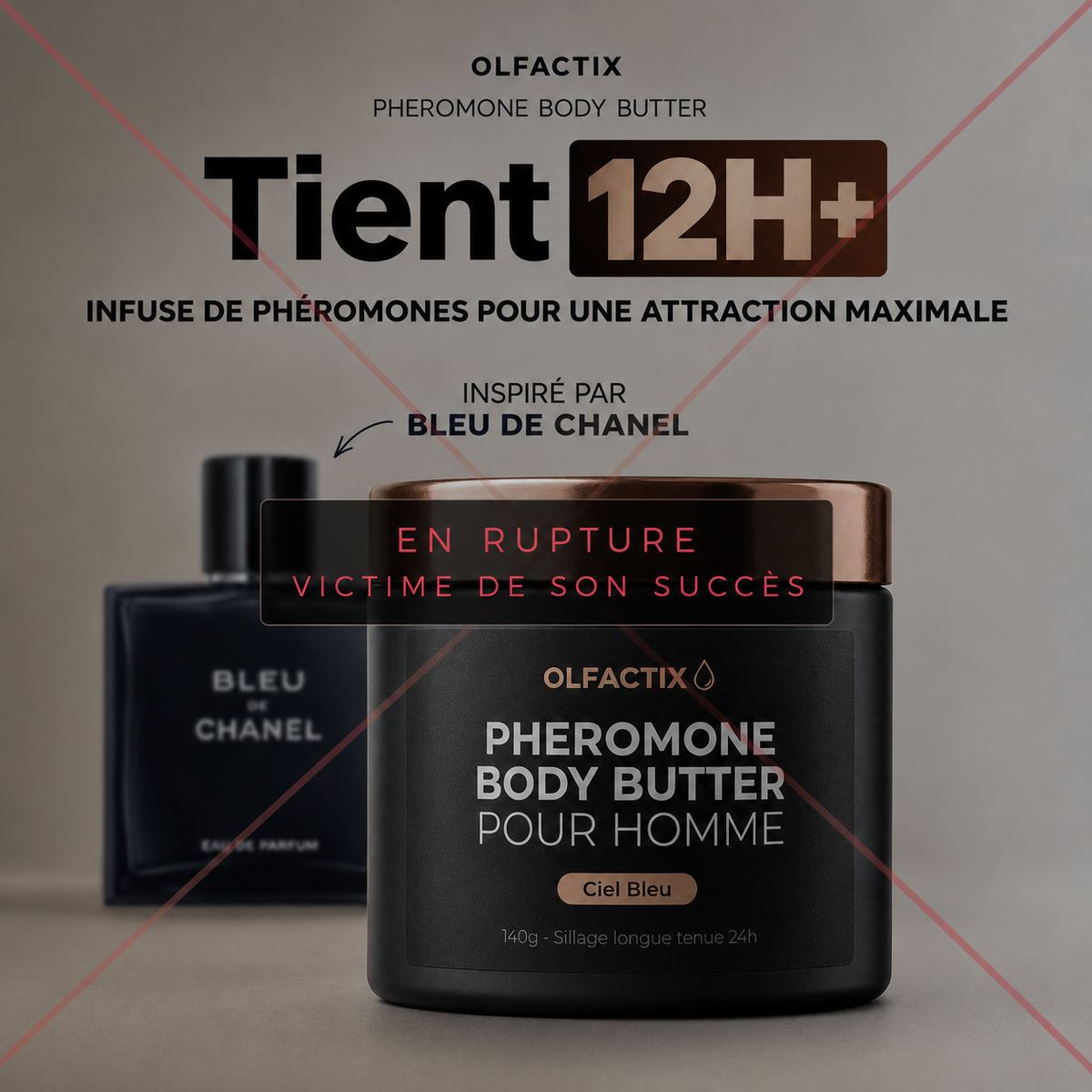 OLFACTIX Ciel Bleu — Pheromone Body Butter Pour Homme