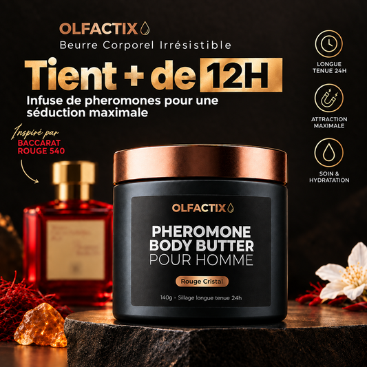OLFACTIX Rouge Cristal — Pheromone Body Butter Pour Homme